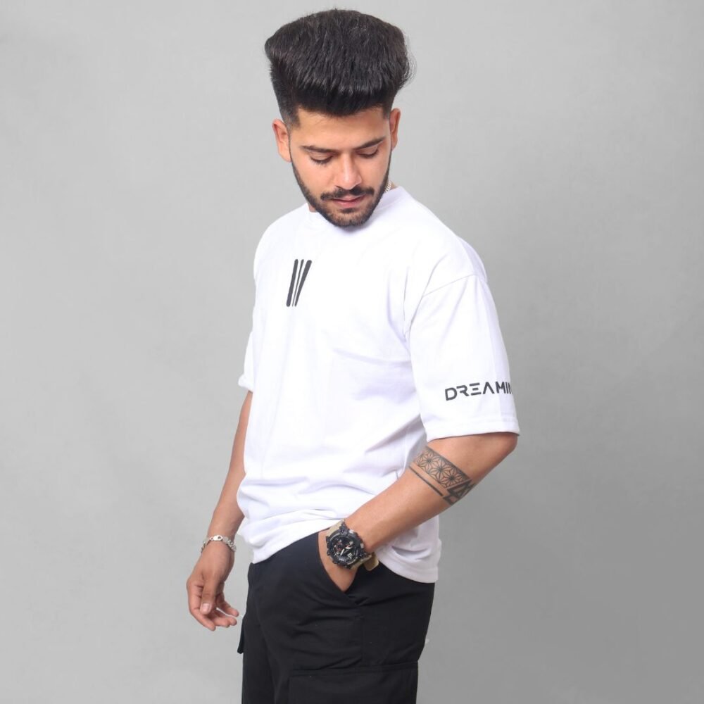 Frost White Oversized T-Shirt - Image 4