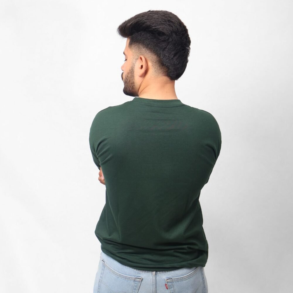Bottle Green Oversized T-Shirt - Image 4